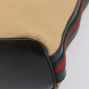GUCCI Shoulder Bag Canvas Beige Gold Tone 001 4288 Auth 209187-10
