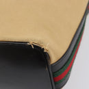 GUCCI Shoulder Bag Canvas Beige Gold Tone 001 4288 Auth 209187-12