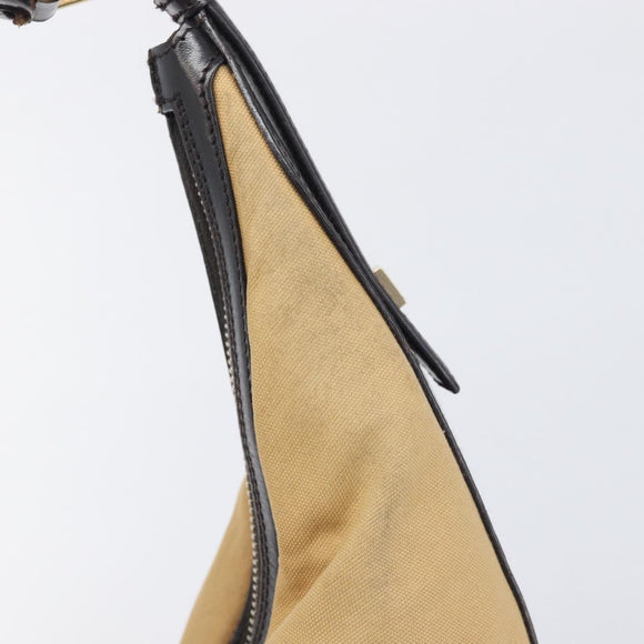 GUCCI Shoulder Bag Canvas Beige Gold Tone 001 4288 Auth 209187