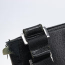GUCCI GG Canvas Shoulder Bag Black Silver 27639 Auth 209188-15