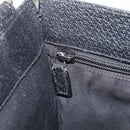 GUCCI GG Canvas Shoulder Bag Black Silver 27639 Auth 209188-22