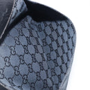GUCCI GG Canvas Shoulder Bag Black Silver 27639 Auth 209188-24