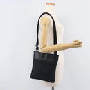 GUCCI GG Canvas Shoulder Bag Black Silver 27639 Auth 209188-26