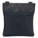 GUCCI GG Canvas Shoulder Bag Black Silver 27639 Auth 209188-3