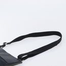 GUCCI GG Canvas Shoulder Bag Black Silver 27639 Auth 209188-8