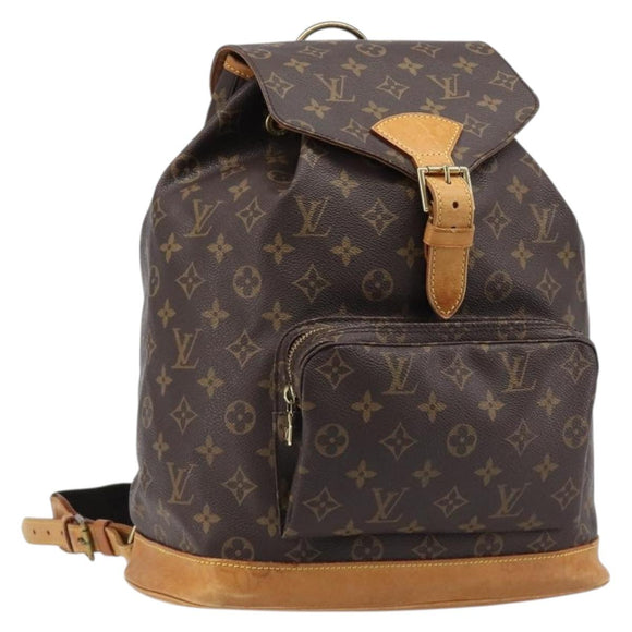 LOUIS VUITTON Monogram Montsouris GM Backpack M51135 LV Auth 209210A
