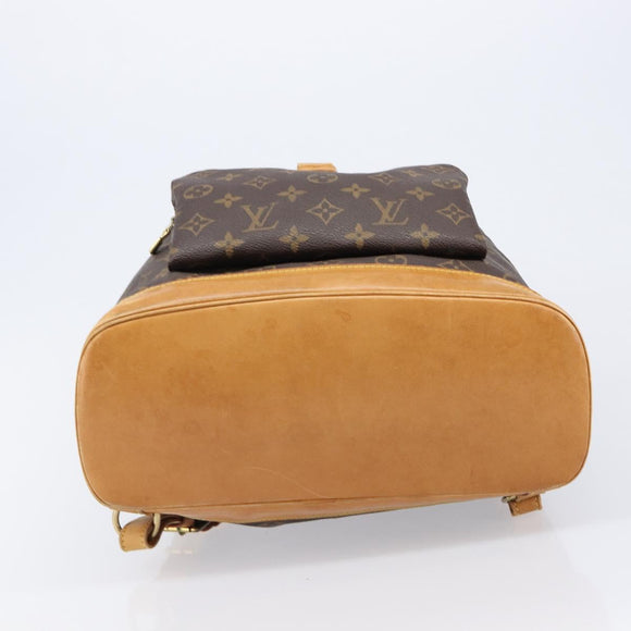 LOUIS VUITTON Monogram Montsouris GM Backpack M51135 LV Auth 209210A