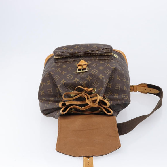 LOUIS VUITTON Monogram Montsouris GM Backpack M51135 LV Auth 209210A