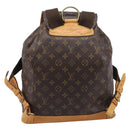LOUIS VUITTON Monogram Montsouris GM Backpack M51135 LV Auth 209210A-3