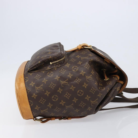 LOUIS VUITTON Monogram Montsouris GM Backpack M51135 LV Auth 209210A