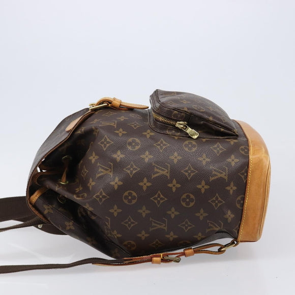 LOUIS VUITTON Monogram Montsouris GM Backpack M51135 LV Auth 209210A