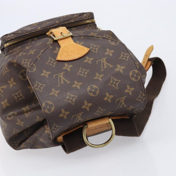 LOUIS VUITTON Monogram Montsouris GM Backpack M51135 LV Auth 209210A