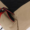 BURBERRY Backpack Canvas Beige Silver Auth 209211A-15