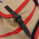 BURBERRY Backpack Canvas Beige Silver Auth 209211A-18