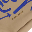 BURBERRY Backpack Canvas Beige Silver Auth 209211A-23