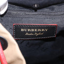 BURBERRY Backpack Canvas Beige Silver Auth 209211A-24