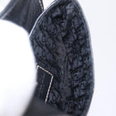 Christian Dior Saddle Waist Bag Leather Black Gold Tone Auth 209213A-19