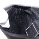 Christian Dior Saddle Waist Bag Leather Black Gold Tone Auth 209213A-20