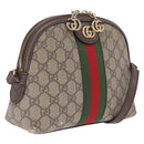 GUCCI GG Marmont Ophidia WebSherry Line Shoulder Bag PVC 499621 Auth 209226-1