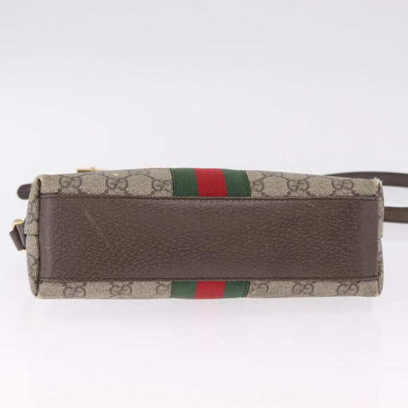 GUCCI GG Marmont Ophidia WebSherry Line Shoulder Bag PVC 499621 Auth 209226