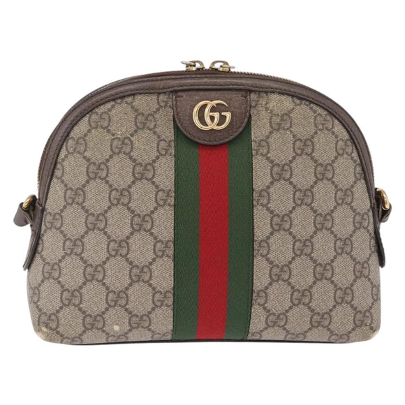 GUCCI GG Marmont Ophidia WebSherry Line Shoulder Bag PVC 499621 Auth 209226