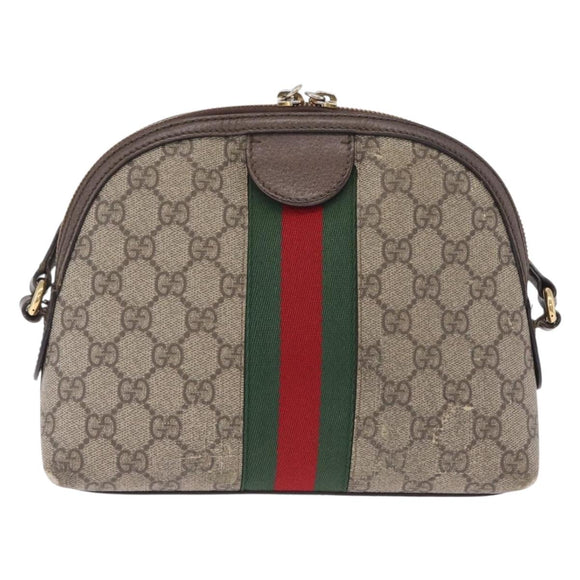 GUCCI GG Marmont Ophidia WebSherry Line Shoulder Bag PVC 499621 Auth 209226
