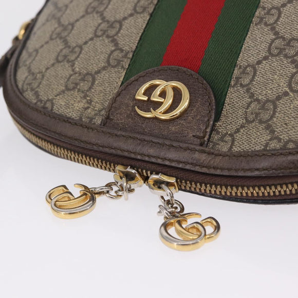 GUCCI GG Marmont Ophidia WebSherry Line Shoulder Bag PVC 499621 Auth 209226