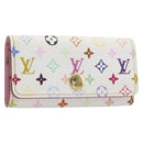 LOUIS VUITTON Monogram Multicolor Multicles 4 Key Case White M60043 Auth 209229-1