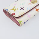 LOUIS VUITTON Monogram Multicolor Multicles 4 Key Case White M60043 Auth 209229-10