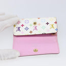 LOUIS VUITTON Monogram Multicolor Multicles 4 Key Case White M60043 Auth 209229-14