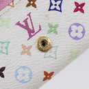 LOUIS VUITTON Monogram Multicolor Multicles 4 Key Case White M60043 Auth 209229-16