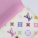 LOUIS VUITTON Monogram Multicolor Multicles 4 Key Case White M60043 Auth 209229-17