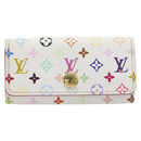 LOUIS VUITTON Monogram Multicolor Multicles 4 Key Case White M60043 Auth 209229-2