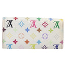 LOUIS VUITTON Monogram Multicolor Multicles 4 Key Case White M60043 Auth 209229-3