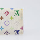 LOUIS VUITTON Monogram Multicolor Multicles 4 Key Case White M60043 Auth 209229-4