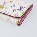 LOUIS VUITTON Monogram Multicolor Multicles 4 Key Case White M60043 Auth 209229-9