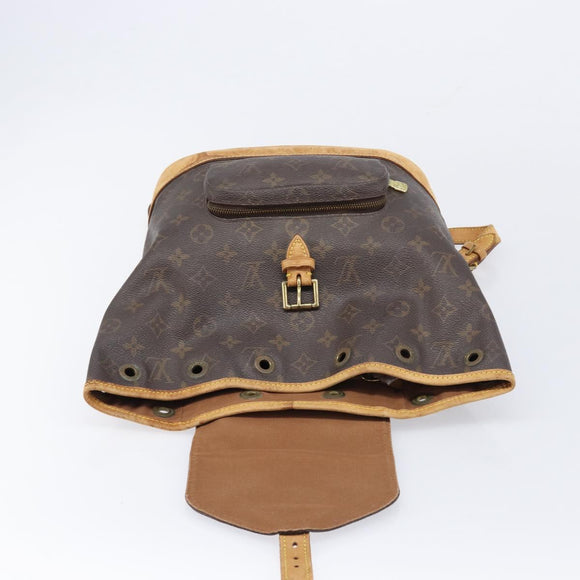 LOUIS VUITTON Monogram Montsouris MM Backpack M51136 LV Auth 209233