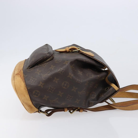 LOUIS VUITTON Monogram Montsouris MM Backpack M51136 LV Auth 209233