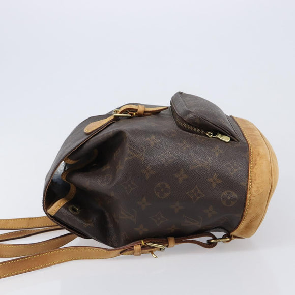 LOUIS VUITTON Monogram Montsouris MM Backpack M51136 LV Auth 209233