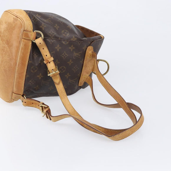 LOUIS VUITTON Monogram Montsouris MM Backpack M51136 LV Auth 209233