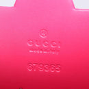 GUCCI GG Canvas Children Hand Bag Rubber Pink 679365 Auth 209239M-14