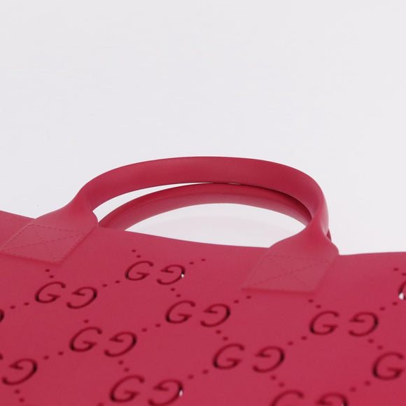 GUCCI GG Canvas Children Hand Bag Rubber Pink 679365 Auth 209239M