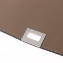 CELINE Trapeze Small Hand Bag Leather Beige Silver Auth 209241A-20