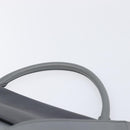 CELINE Trapeze Medium Hand Bag Leather Gray Gold Tone Auth 209242A-8