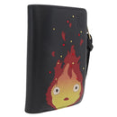 LOEWE Ghibli Howl's Moving Castle Calcifer Wallet Leather Black Auth 209245M-1