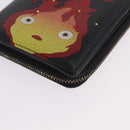 LOEWE Ghibli Howl's Moving Castle Calcifer Wallet Leather Black Auth 209245M-10