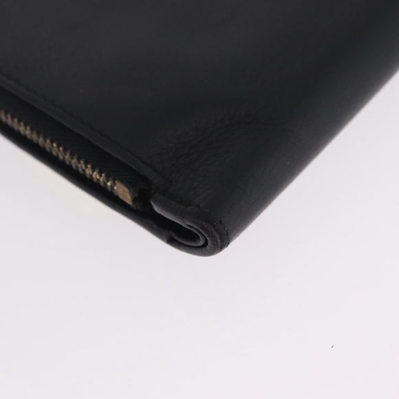 LOEWE Ghibli Howl's Moving Castle Calcifer Wallet Leather Black Auth 209245M
