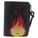 LOEWE Ghibli Howl's Moving Castle Calcifer Wallet Leather Black Auth 209245M-2