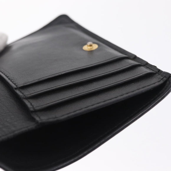 LOEWE Ghibli Howl's Moving Castle Calcifer Wallet Leather Black Auth 209245M