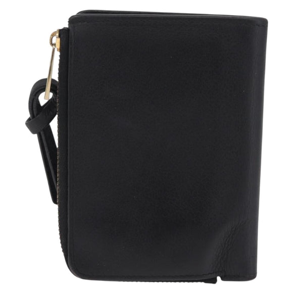 LOEWE Ghibli Howl's Moving Castle Calcifer Wallet Leather Black Auth 209245M